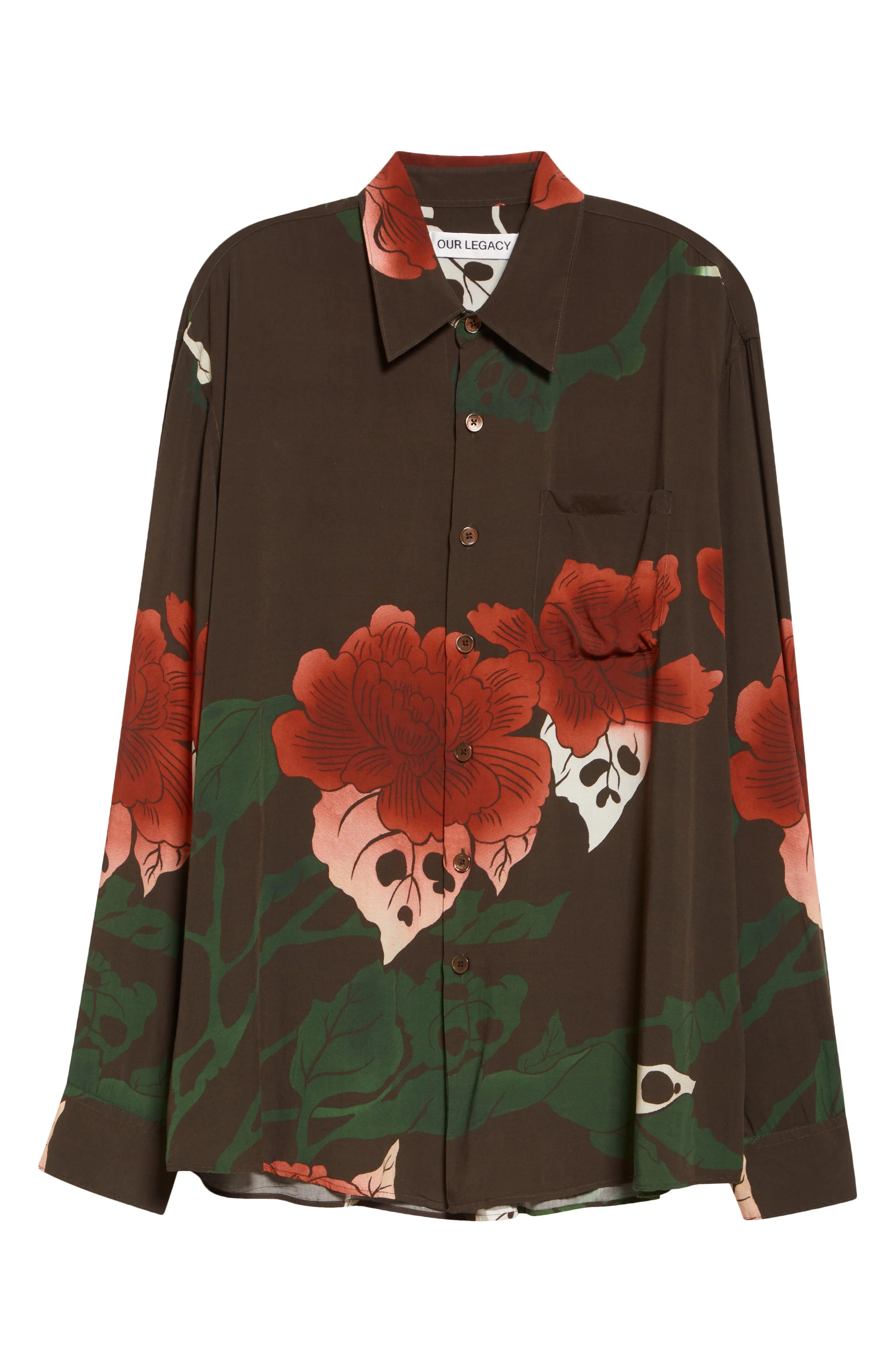 OUR LEGACY Above Hell of Ween Print Button-Up Shirt at Nordstrom - 1
