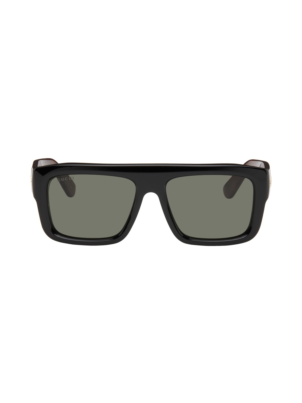 Gucci Black Rectangular Glasses