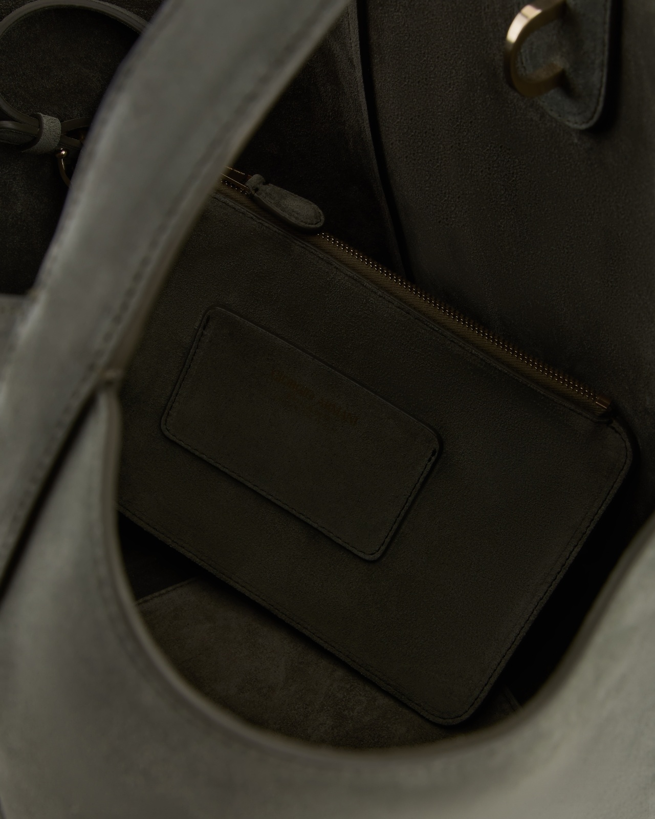 MEDIUM SUEDE HANDBAG - 4