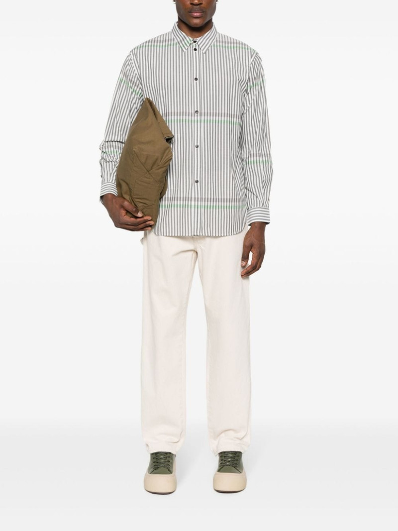 HENRIK VIBSKOV Hole striped shirt outlook