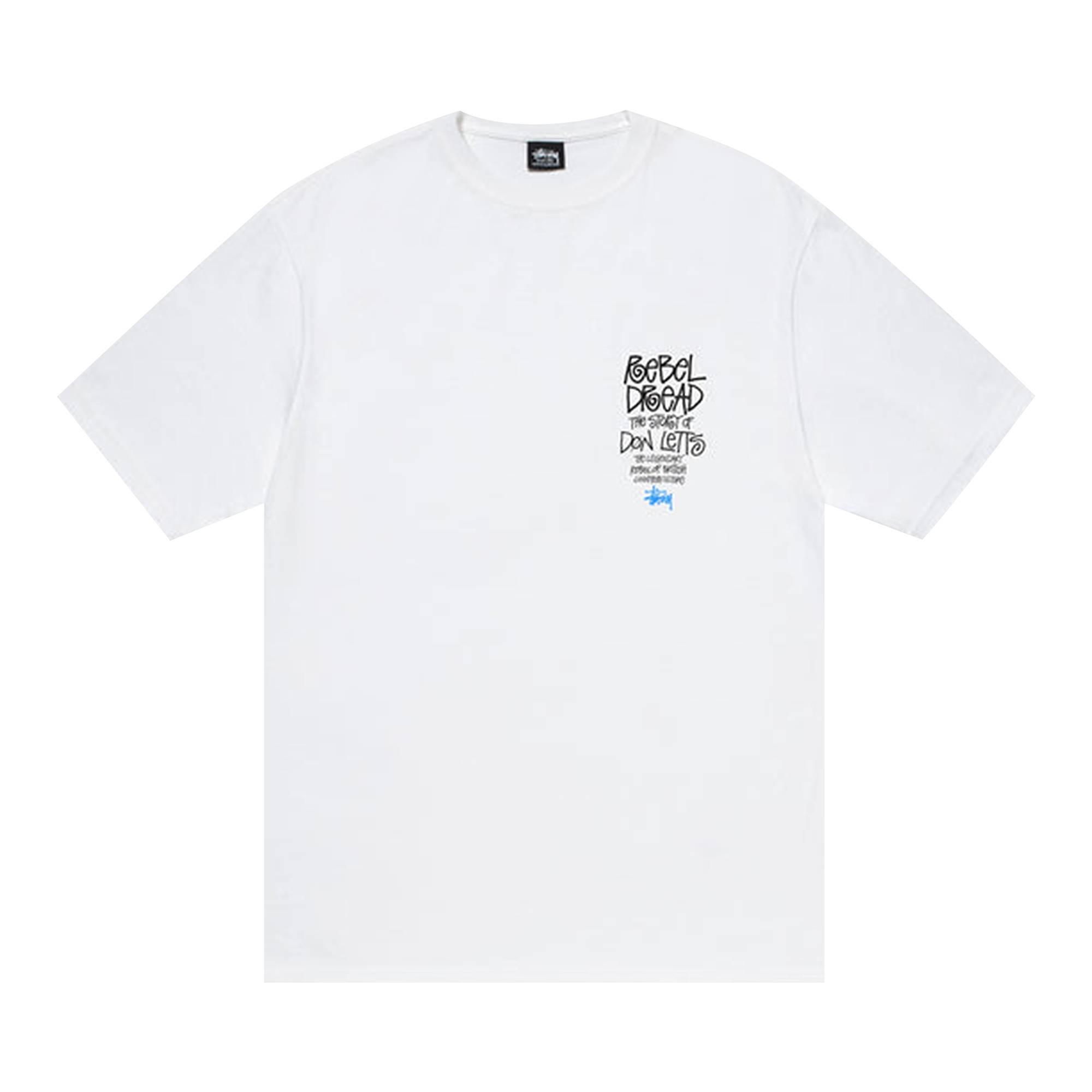 Stussy Rebel Dread Tee 'White' - 1