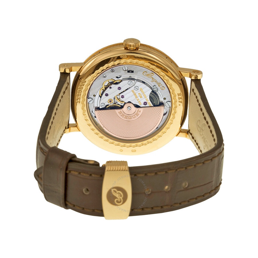 Breguet Classique Silver Dial Brown Leather Strap Men's Watch 7337BR1E9V6 - 3