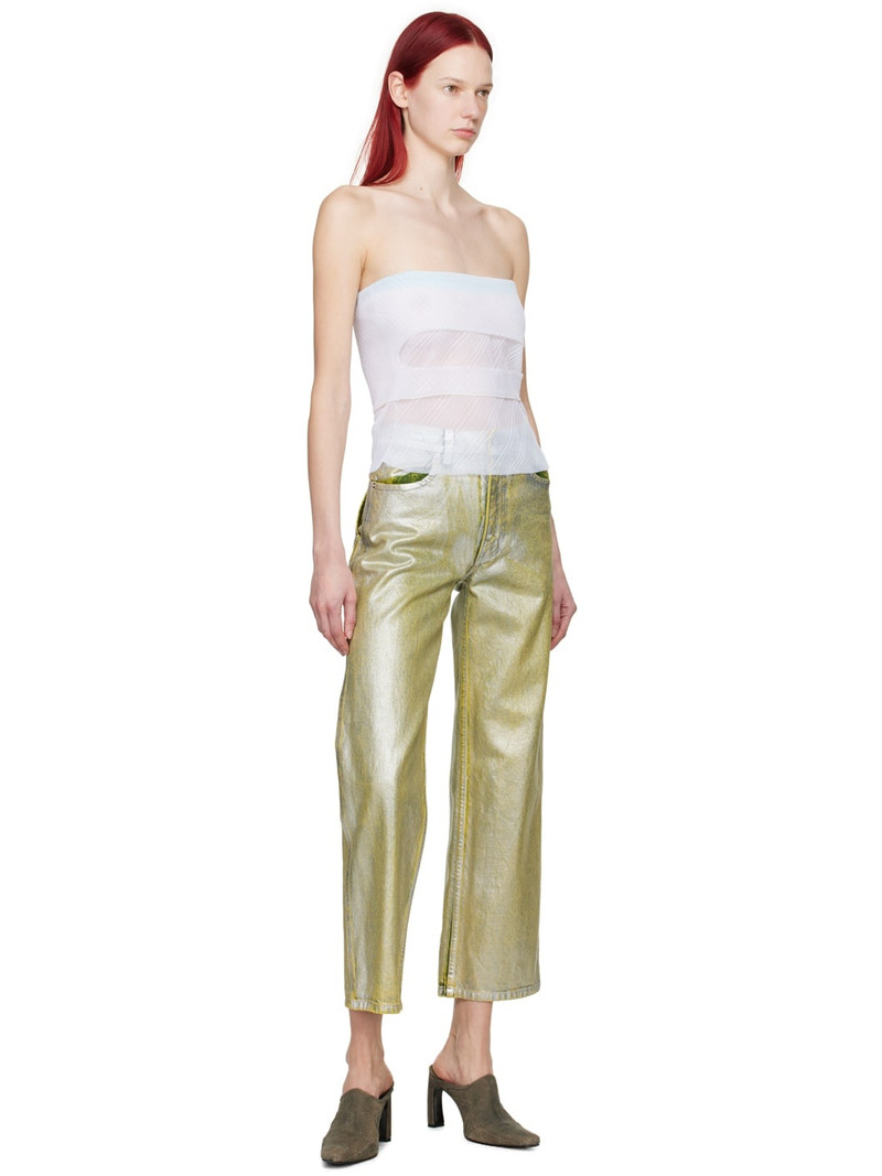 ECKHAUS LATTA Blue & White Alto Tube Top outlook