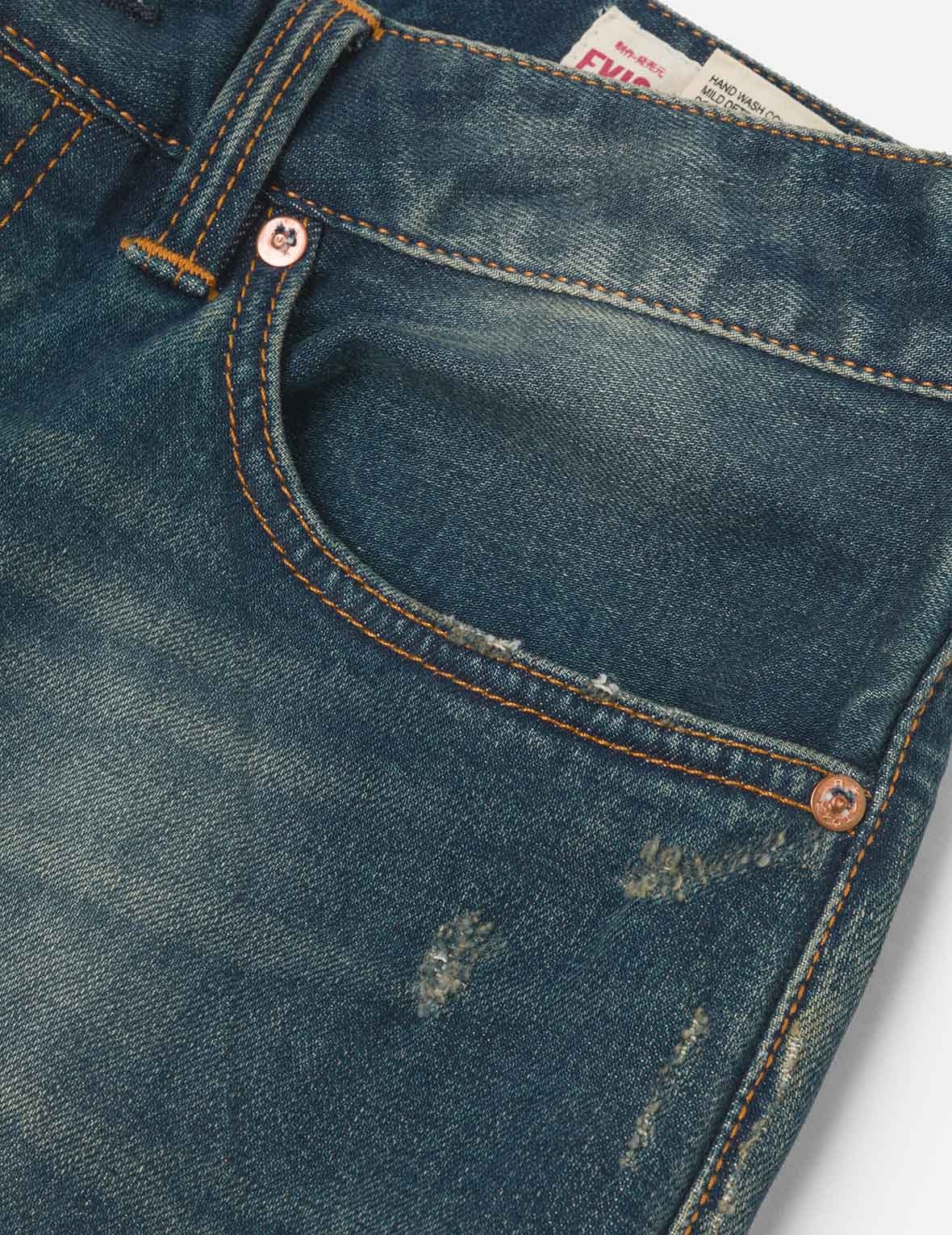 Ebisu Print and Multi-Pocket Carrot Fit Jeans #2017 - 8