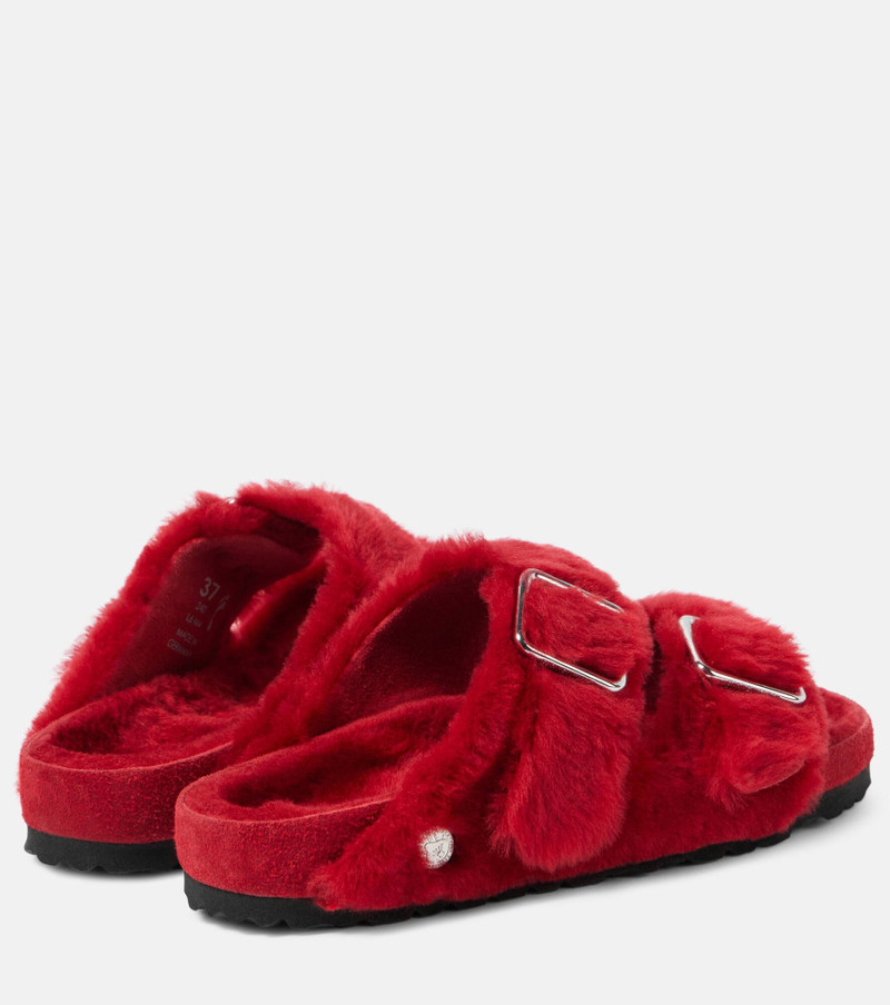 BIRKENSTOCK Arizona shearling sandals outlook