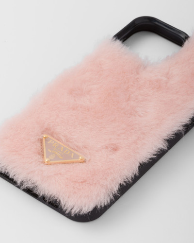 Prada Shearling cover for iPhone 13 Pro Max outlook