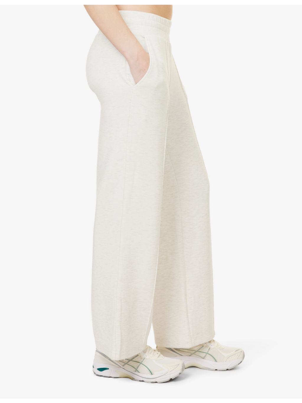 The Wide Leg 28 high-rise stretch-jersey trousers - 3