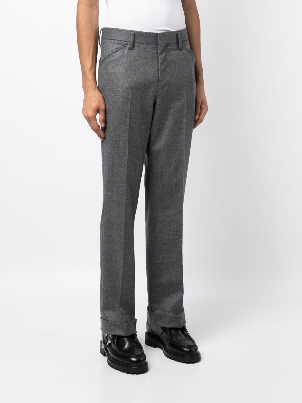 tailored cuffed trousers - 6