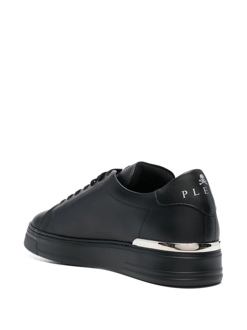 Hexagon low-top leather sneakers - 3