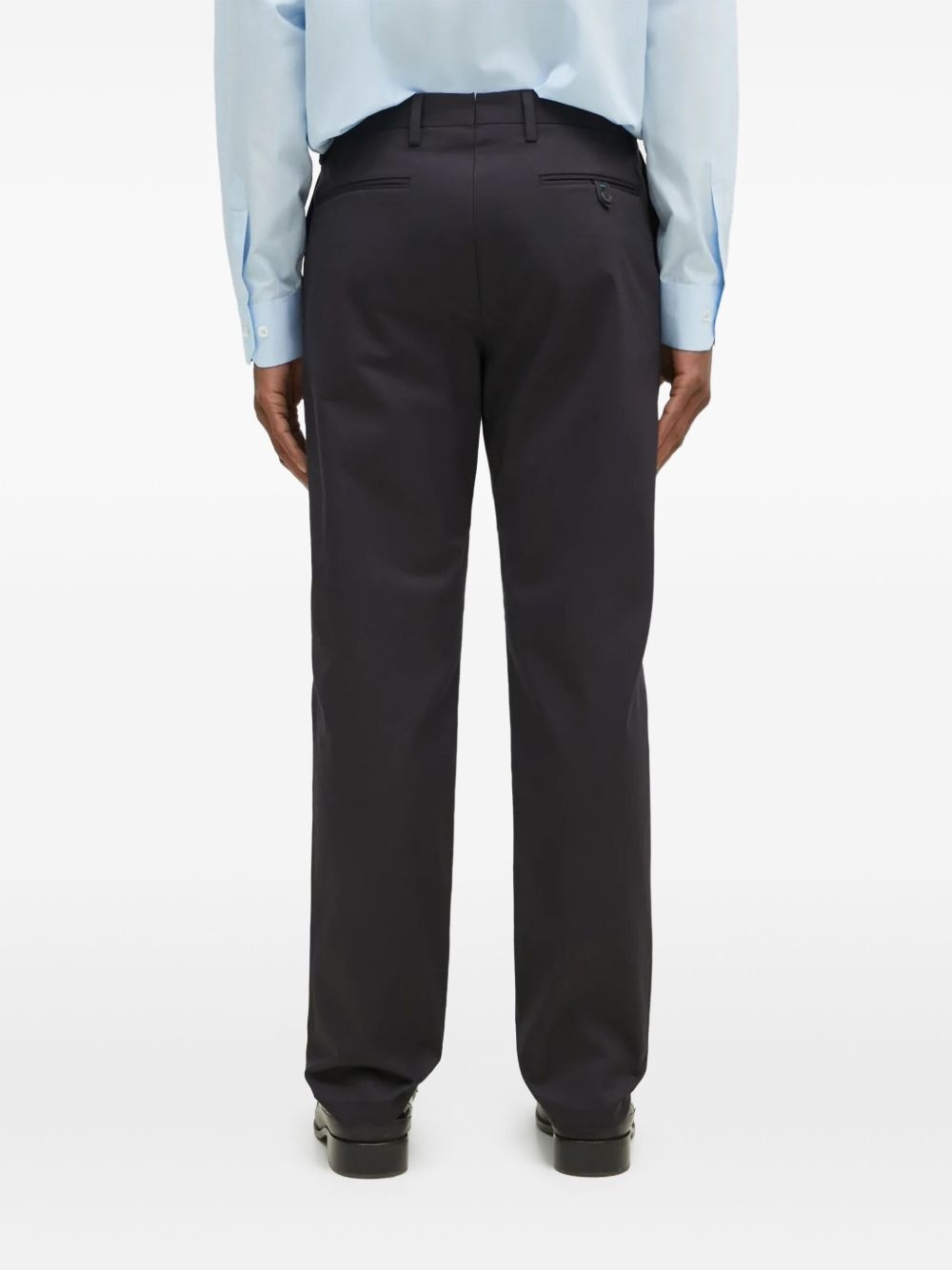 flat-front chinos - 3