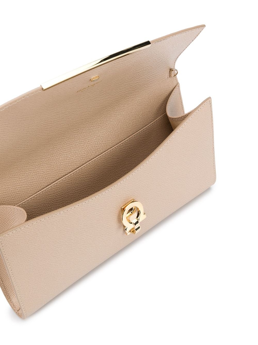 Gancini leather clutch - 5