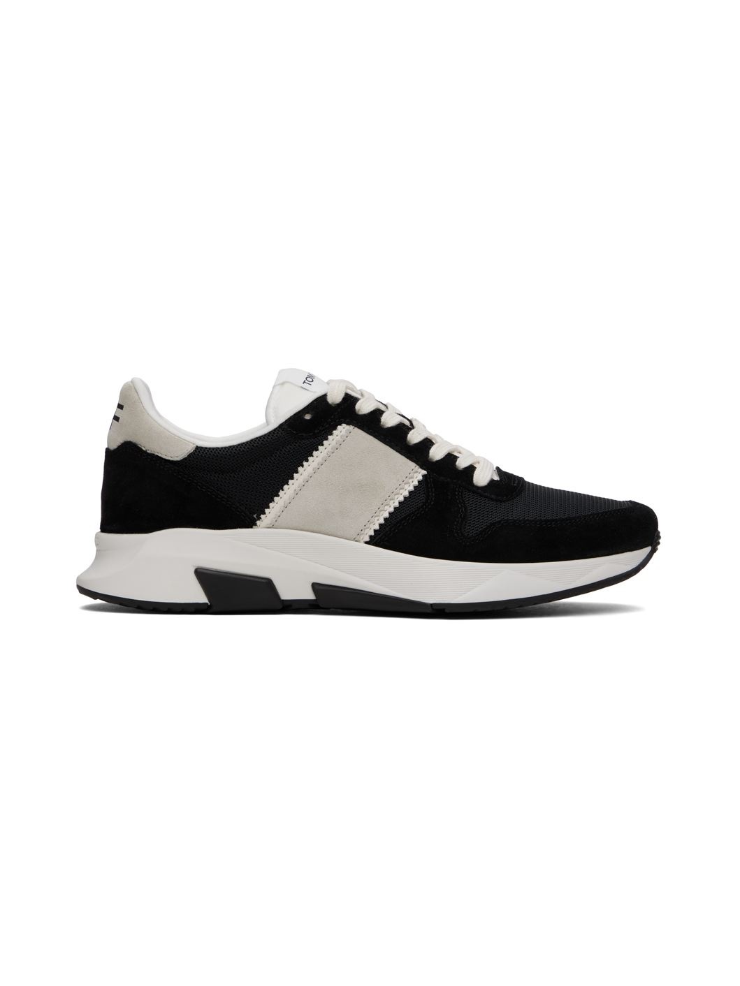 Black & Gray Jagga Sneakers - 1