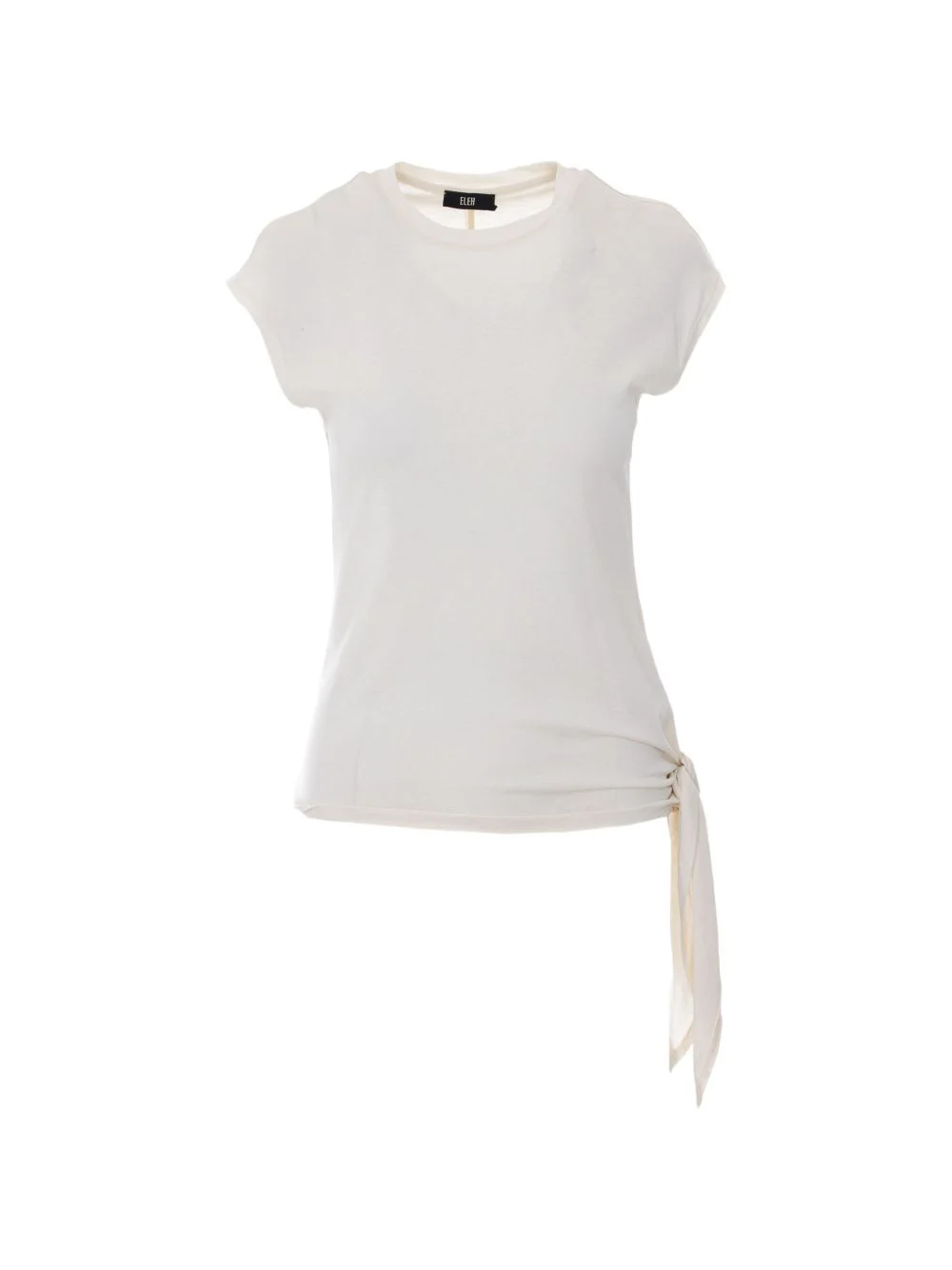 knot-detail T-shirt - 1