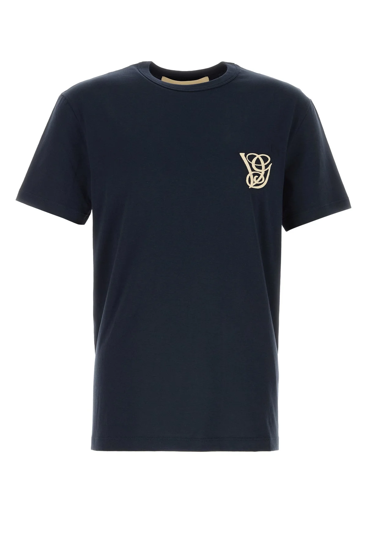 Navy blue cotton t-shirt - 1