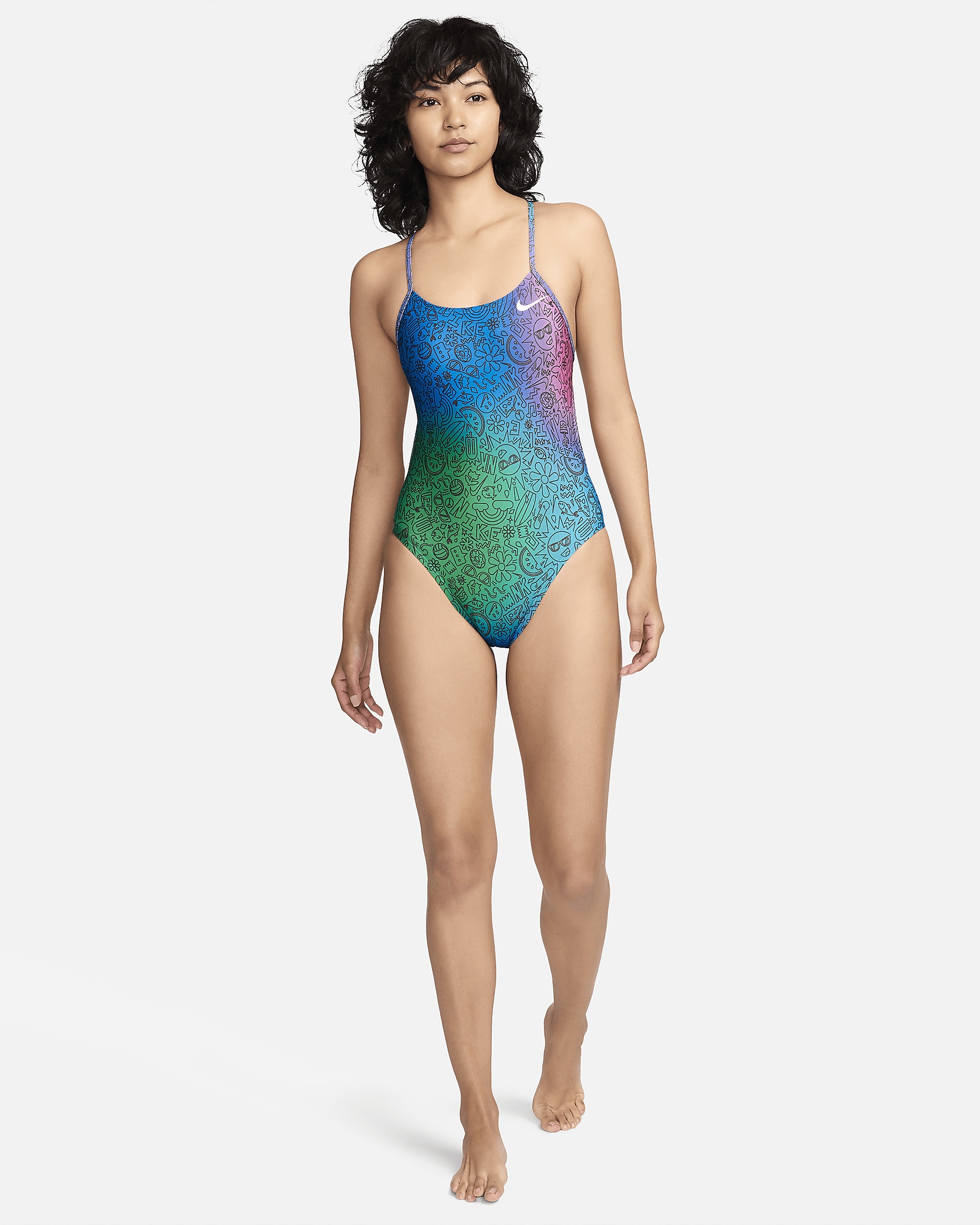 Nike Women's Swim HydraStrong Cutout One-Piece Swimsuit - 5