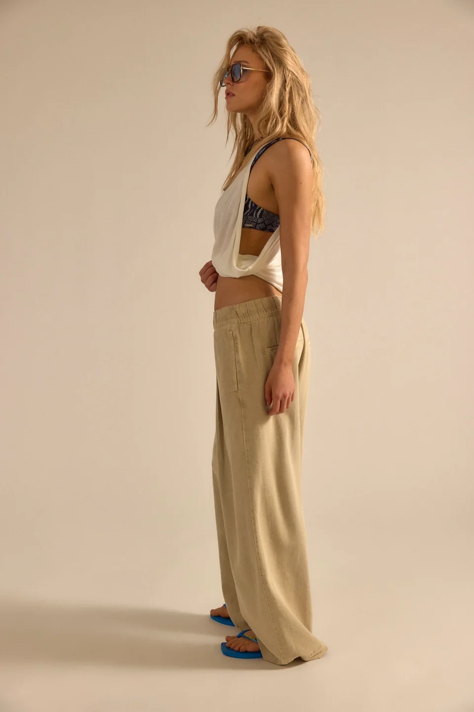 Tidal Moon Low-Rise Pull-On Pants - 1