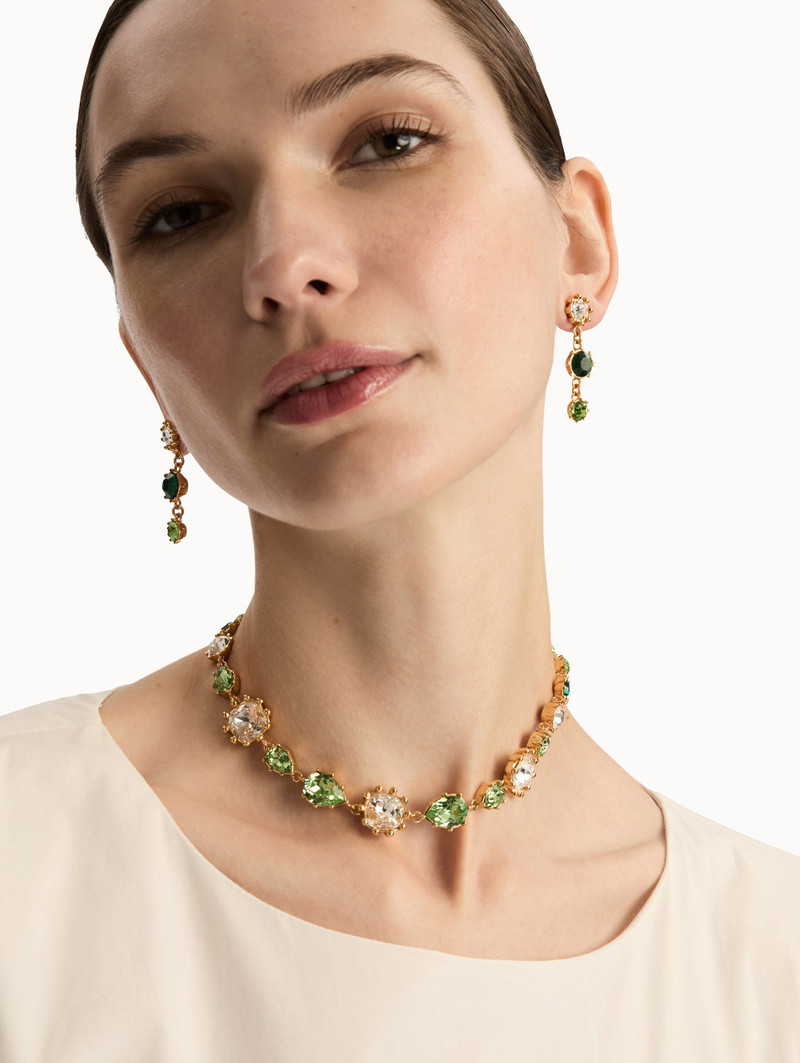 Oscar de la Renta FACETED CRYSTAL NECKLACE outlook