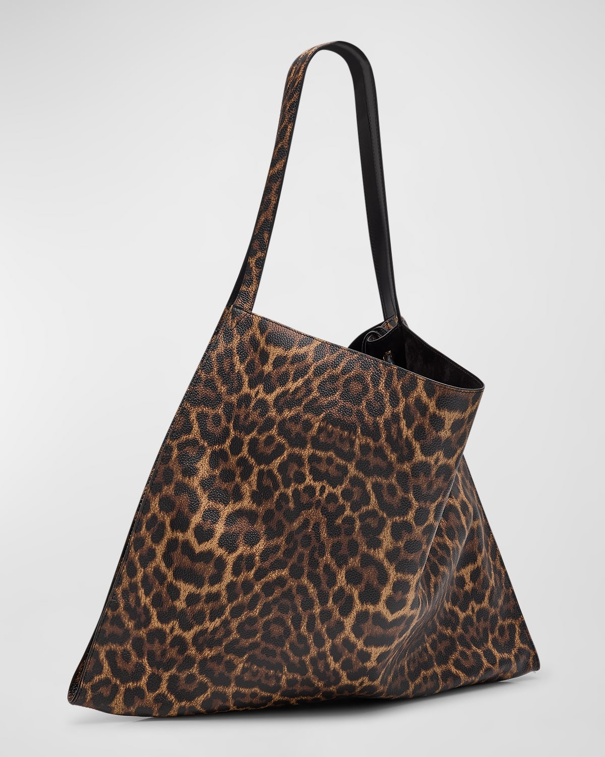 Le 54 Leopard-Print Leather Tote Bag - 6