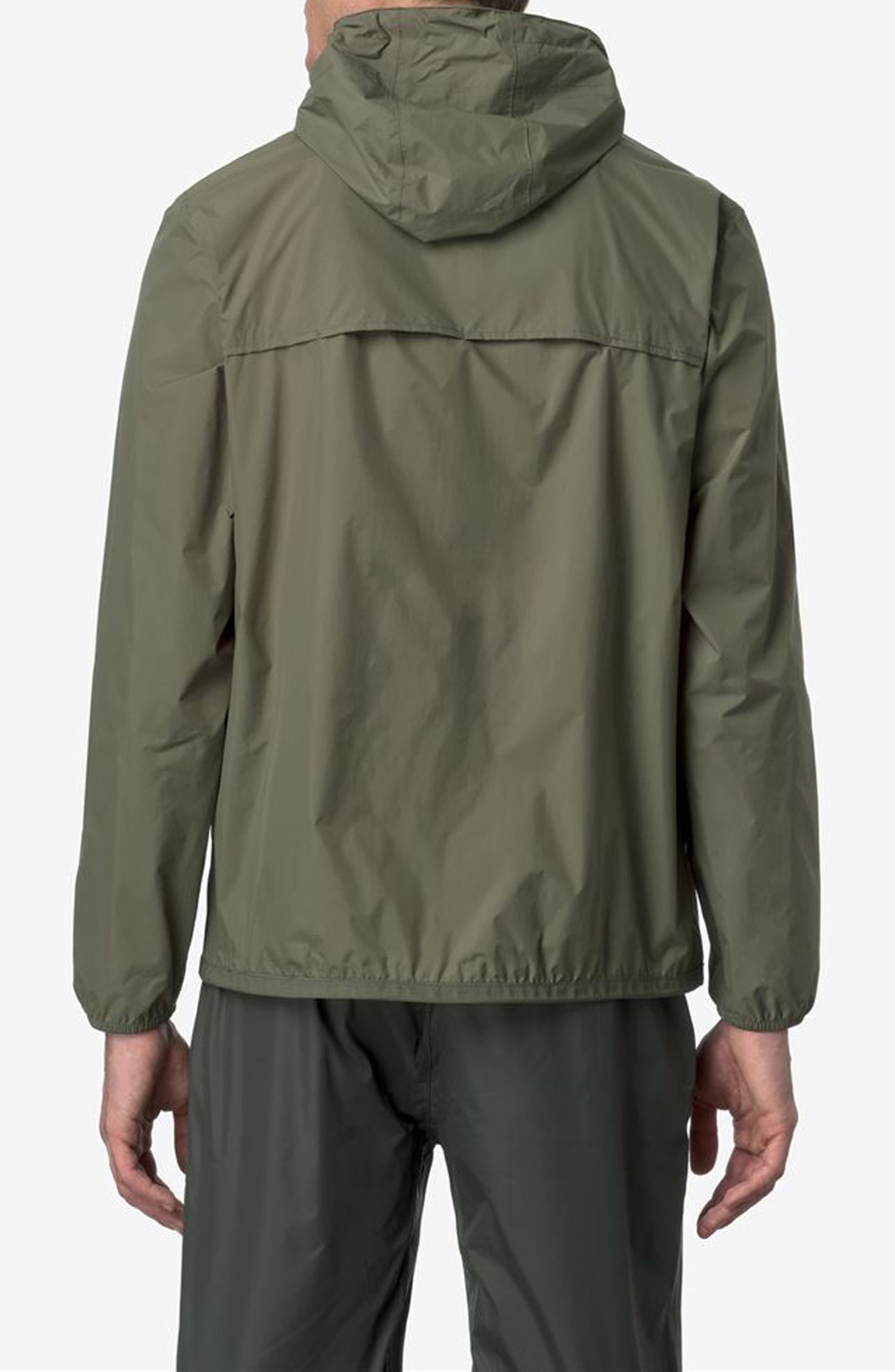 K-Way Le Vrai 4.0 Claude Water Repellent Jacket in Green Lichen at Nordstrom - 2