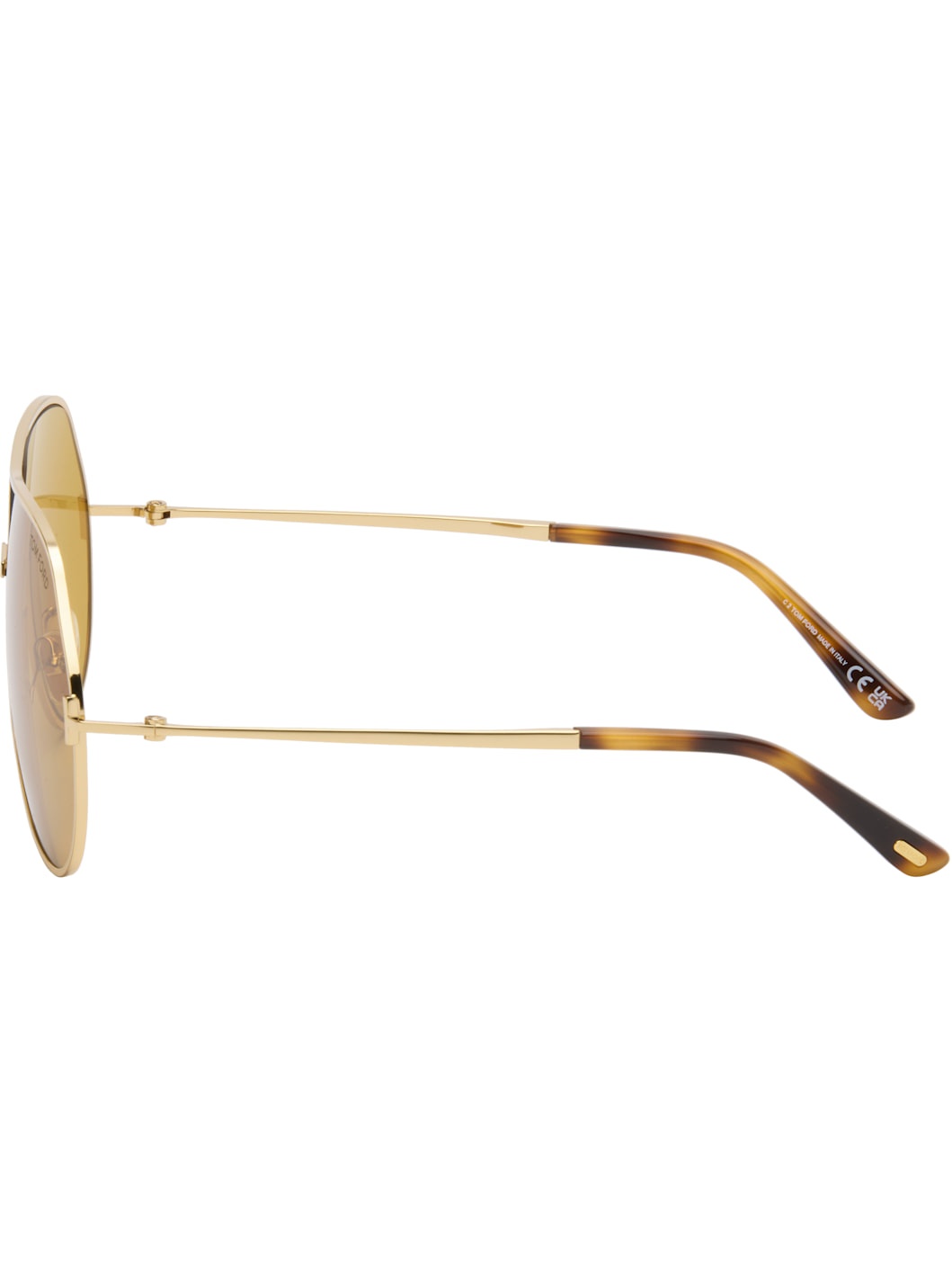 Gold Rickie-02 Sunglasses - 3