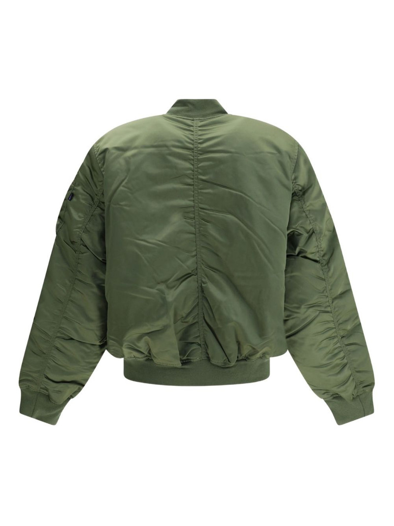 ALPHA INDUSTRIES quilted MA-1 bomber jacket outlook