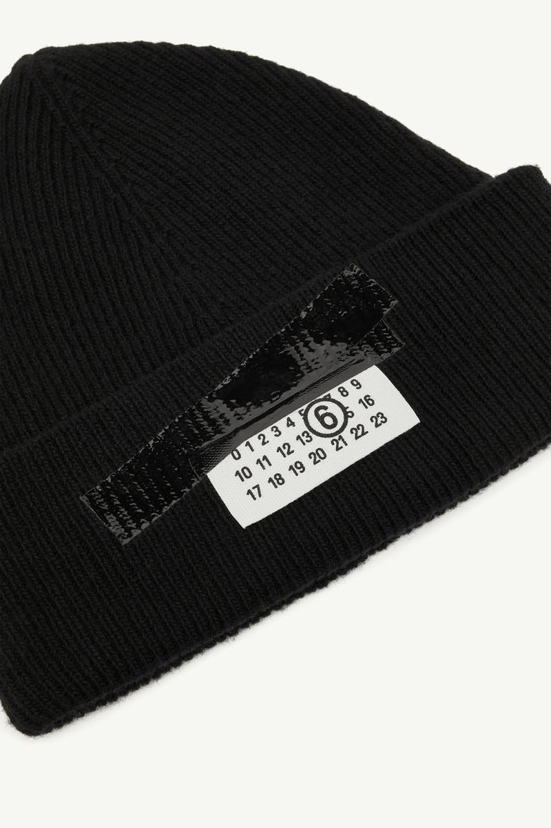 Tape wool blend beanie 3