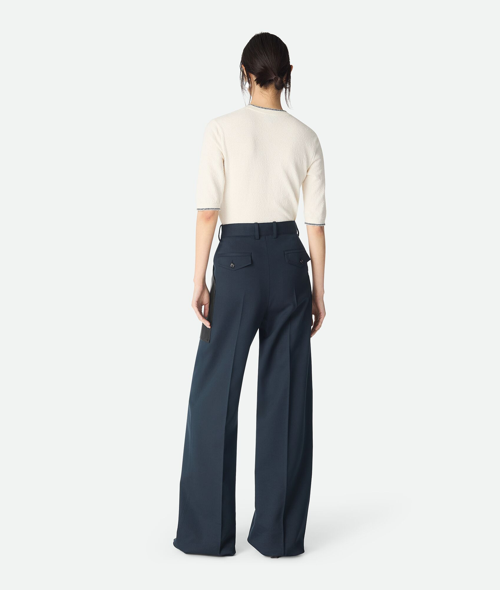 Wool And Cotton Pants - 3