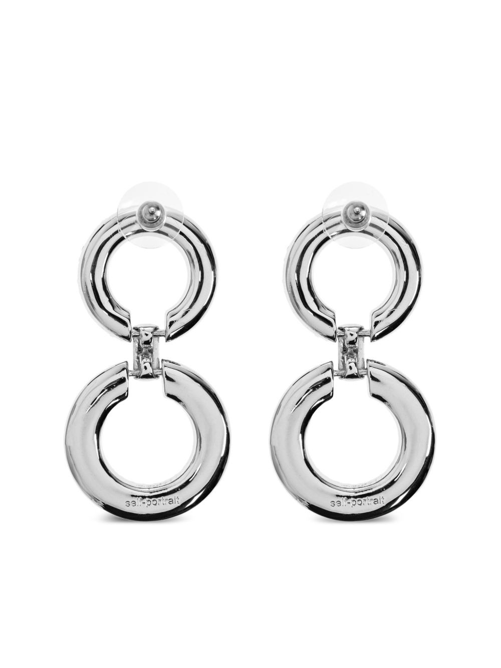 crystal-embellishment earrings - 3