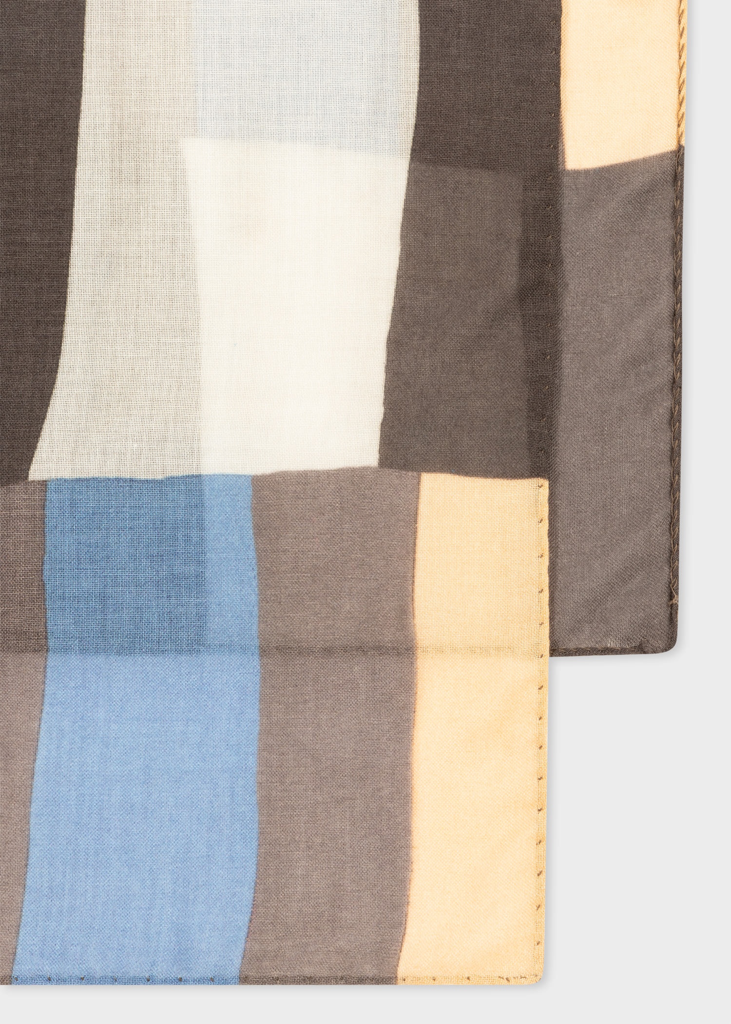 'Overlapping Check' Scarf - 2