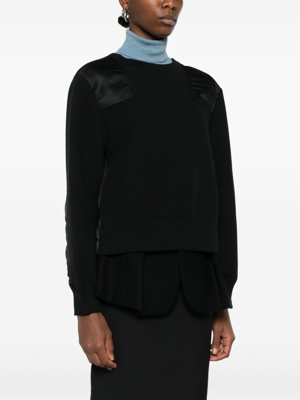 panelled sweatshirt - 3