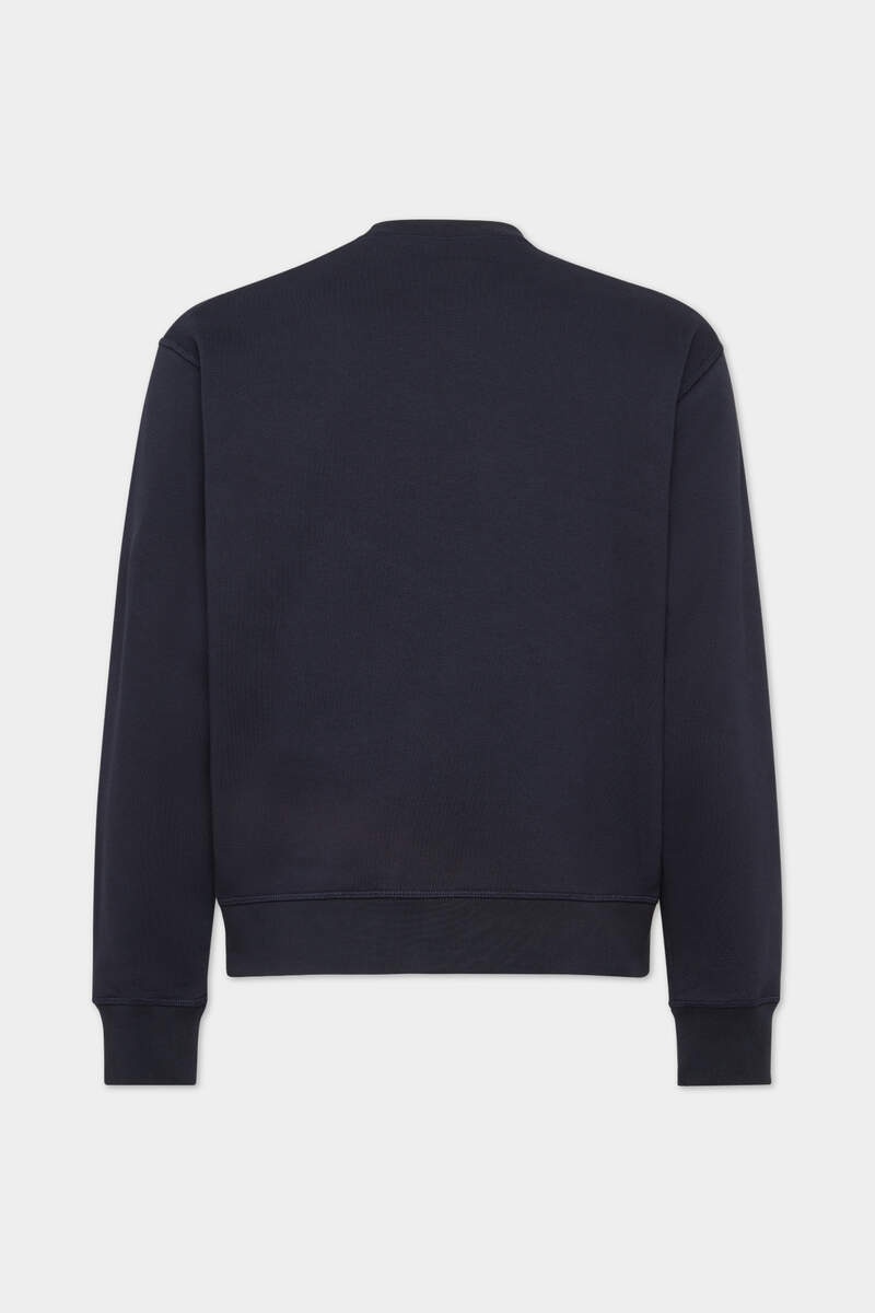 COOL FIT CREWNECK VELVET LOGO SWEATSHIRT - 2