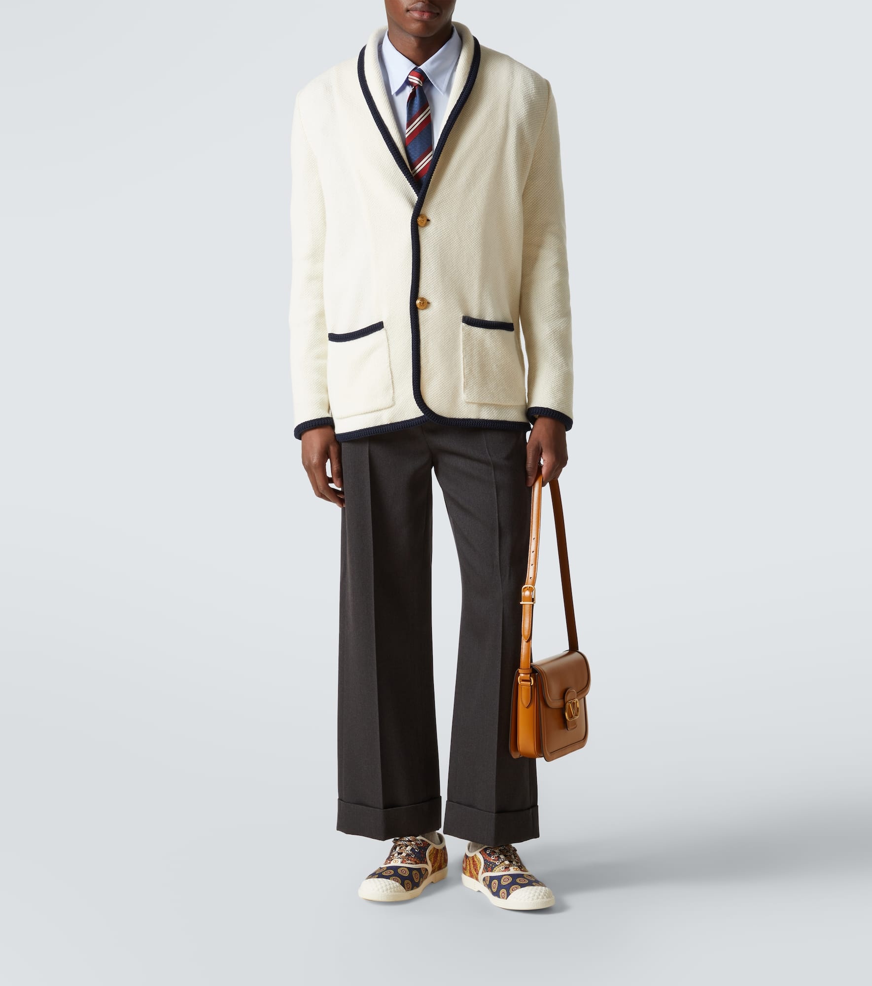 Wool and cotton cardigan - 2