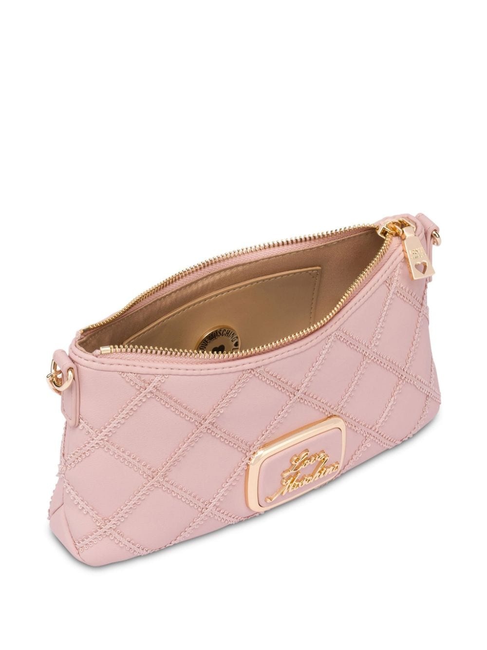 logo-plaque shoulder bag - 3