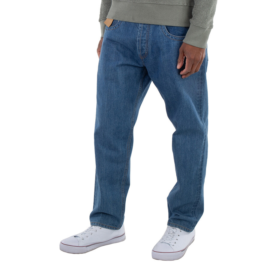 Craig Green Men's Washed Indigo Fluffy Hole Jeans - 2