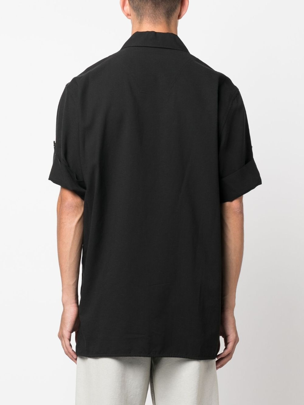 short-sleeve button-up shirt - 4