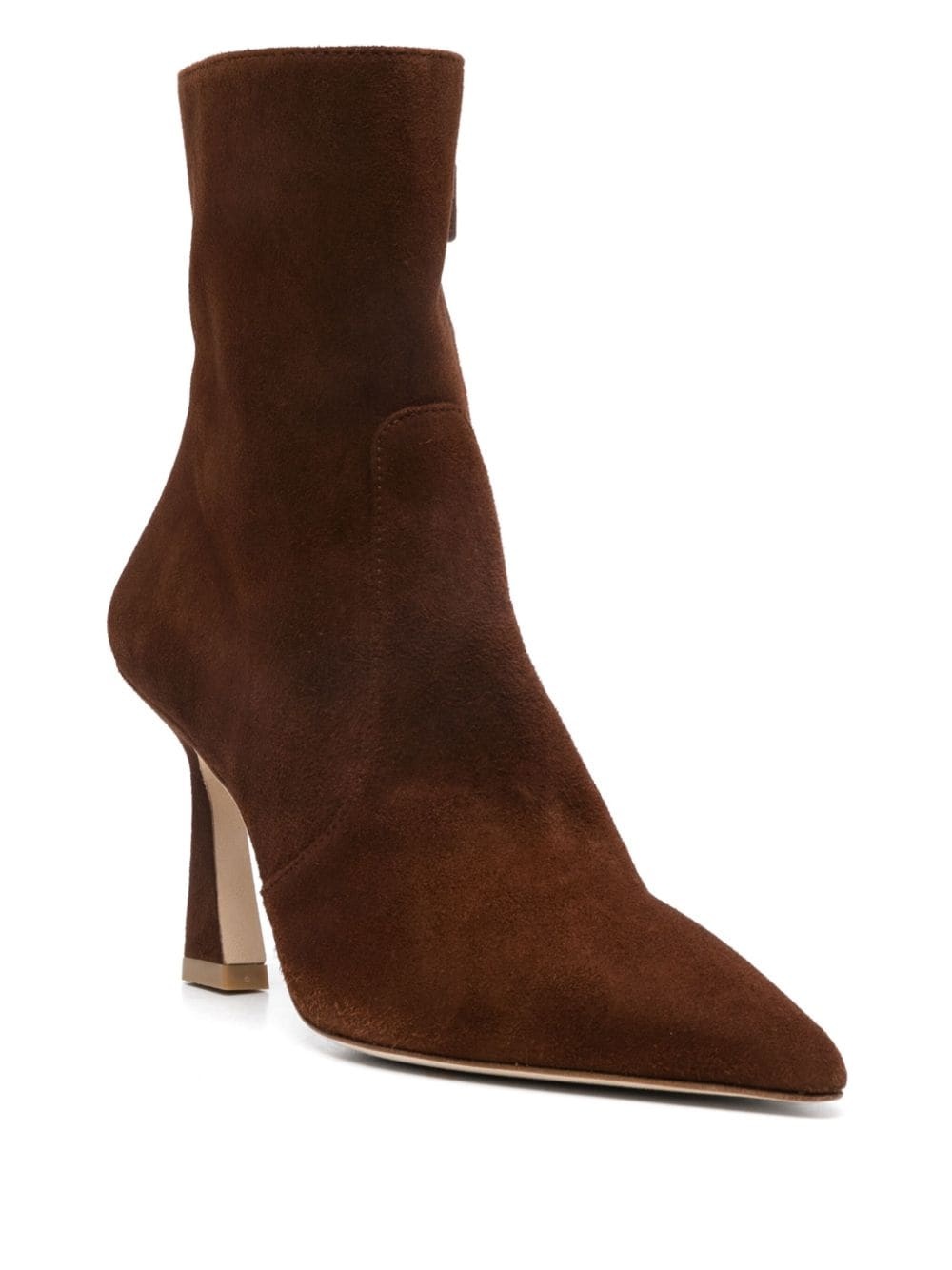 90mm suede ankle boots - 2