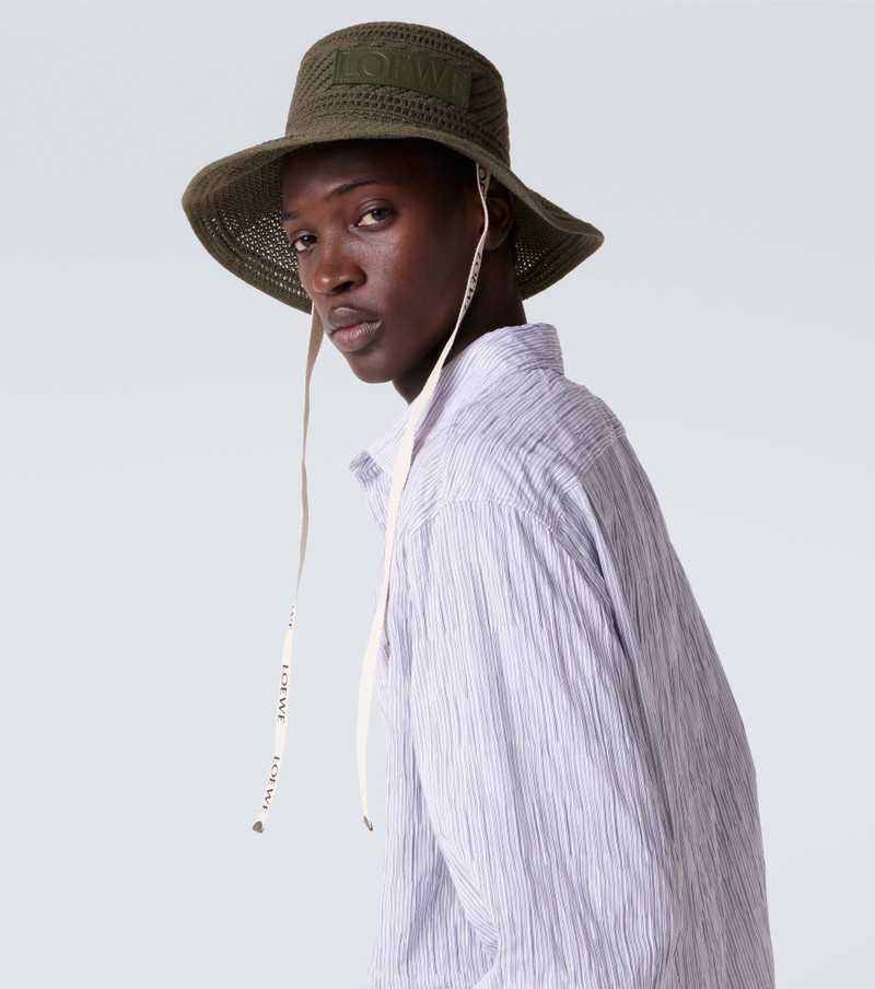 Knitted logo sun hat 3