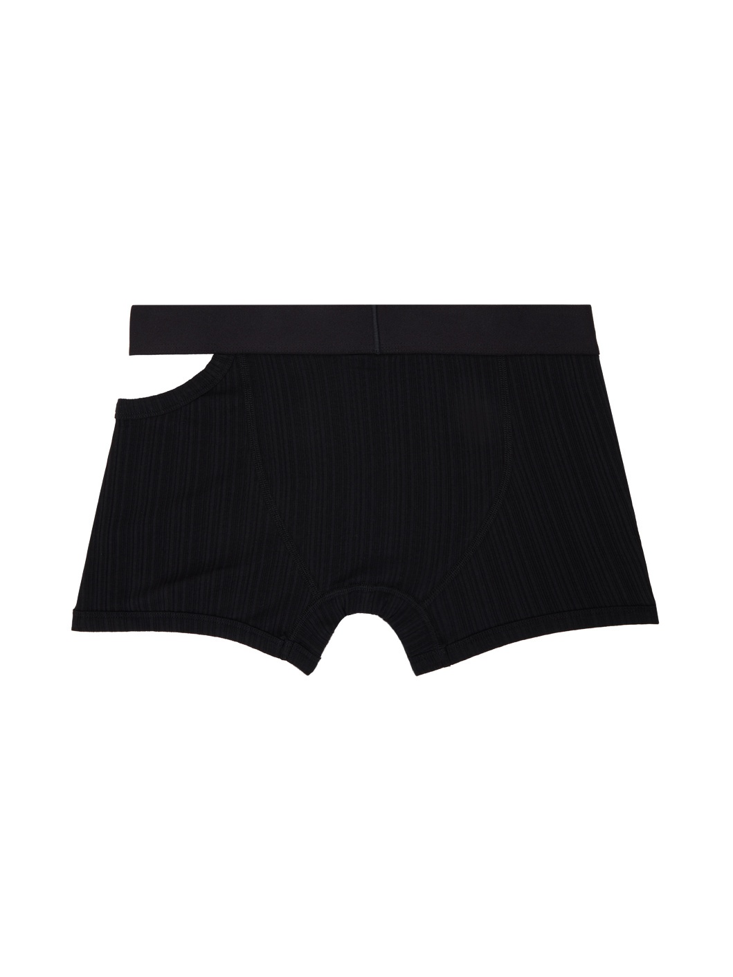 Black Cutout Boxers - 3