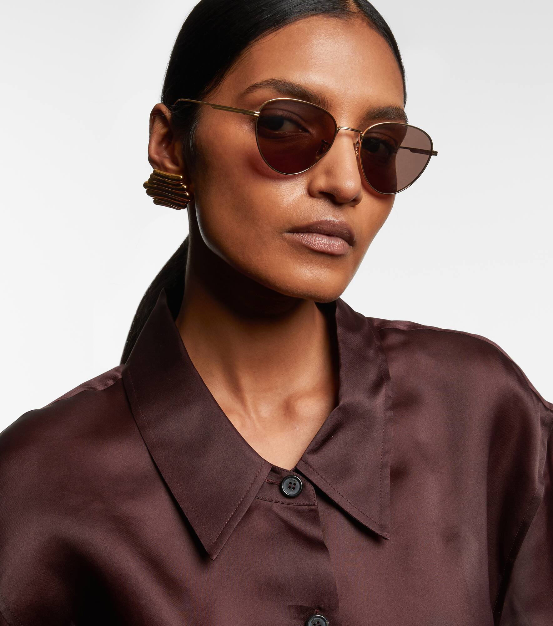 x Oliver Peoples Aviator sunglasses - 6