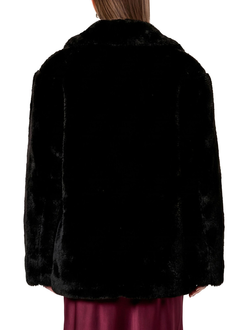 Women's Desiree Faux-Fur Jacket - Black 5
