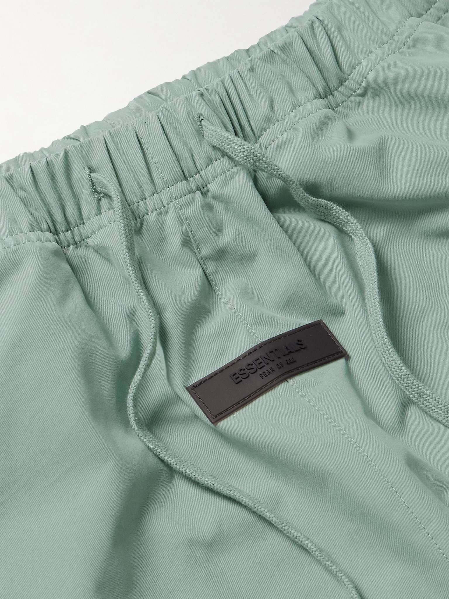 Logo-Appliquéd Cotton-Blend Twill Drawstring Trousers - 3