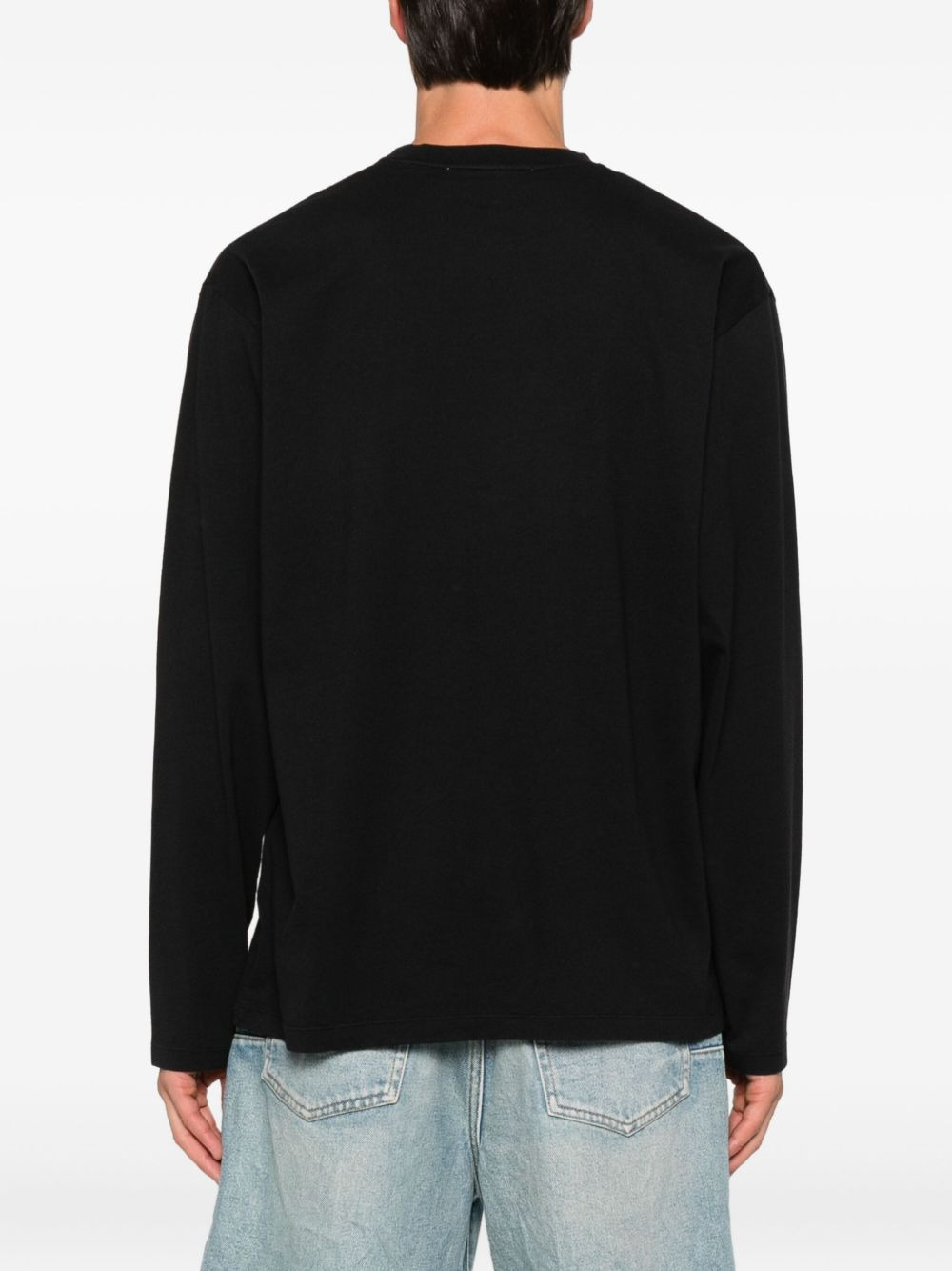 logo-print long-sleeve T-shirt - 3