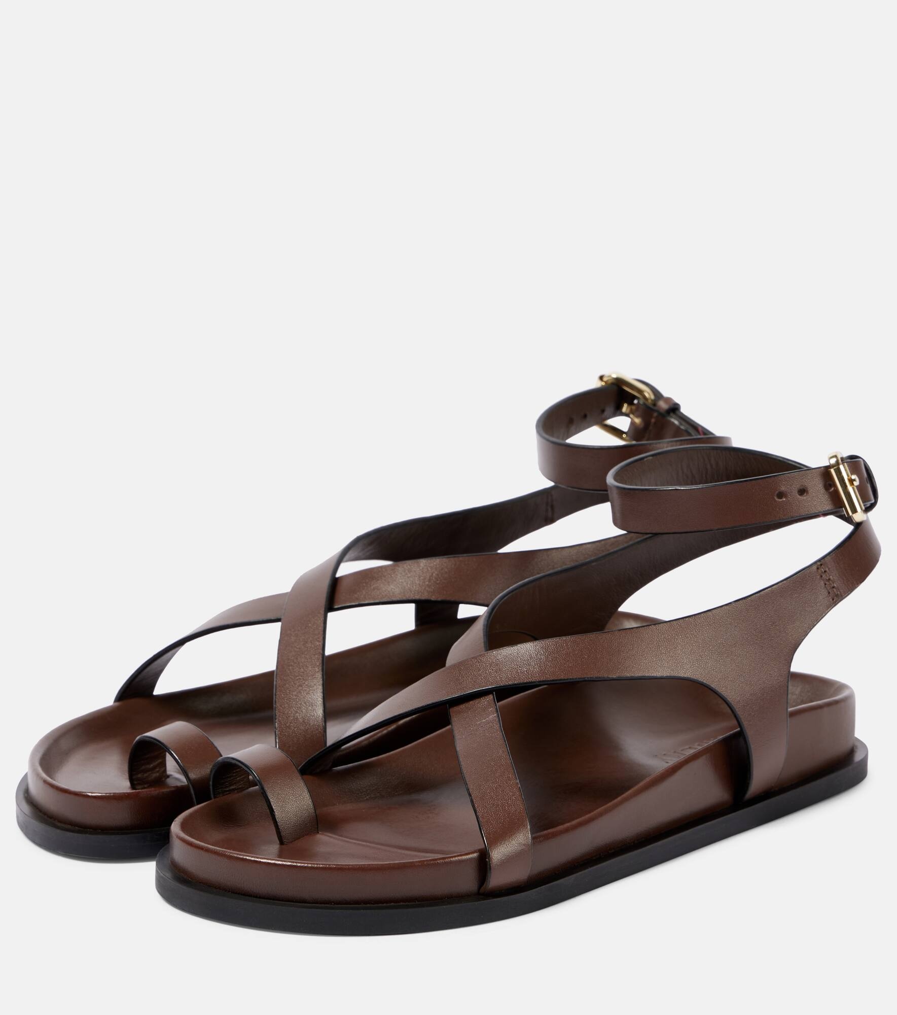 Jalen Slim leather sandals - 5