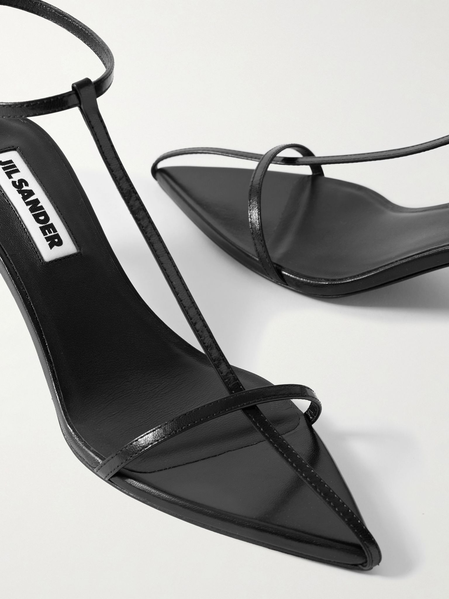 Leather sandals Black - 4