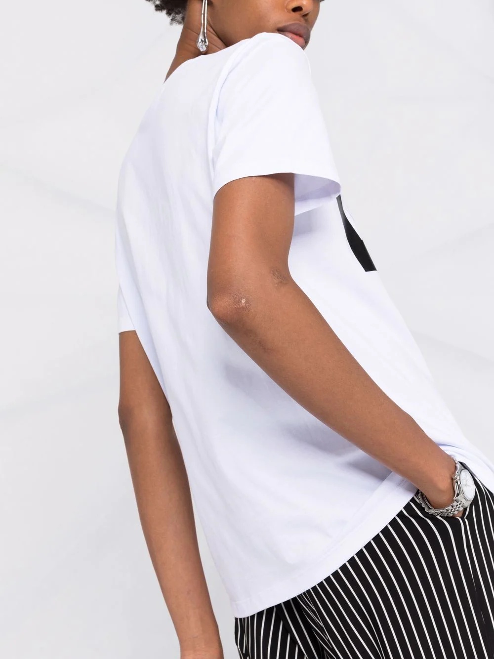 logo-print cotton T-shirt - 3