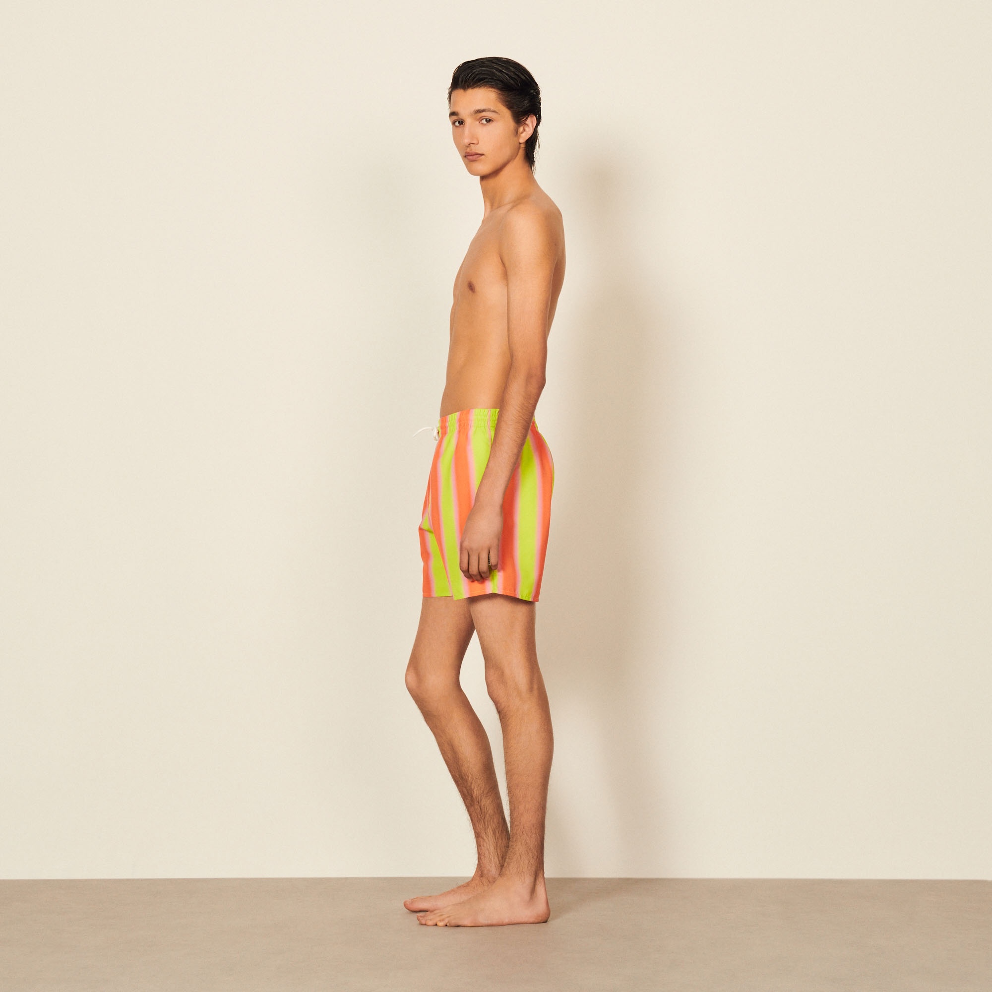 Striped swim shorts - 4