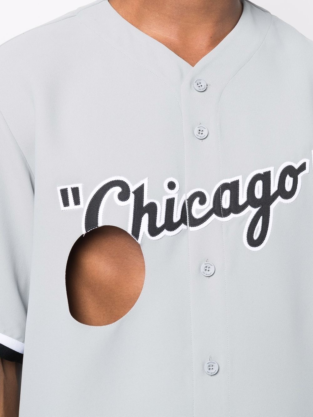 Chicago cut-out shirt - 5