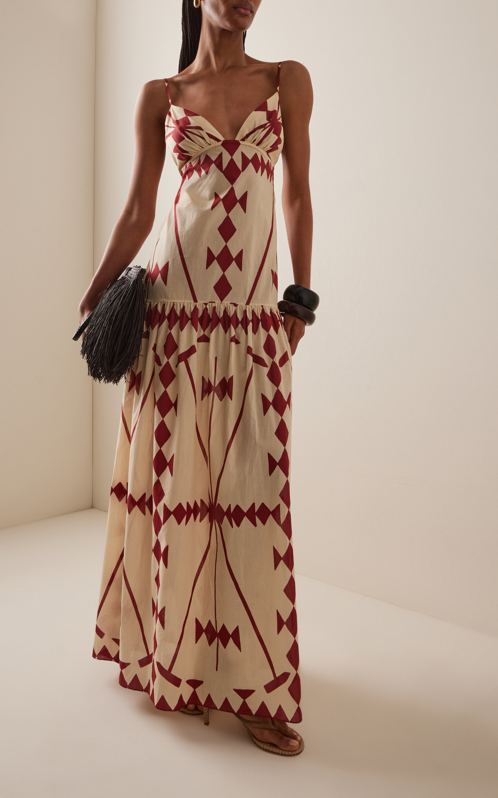 Zea Palm Cotton Maxi Dress multi - 2