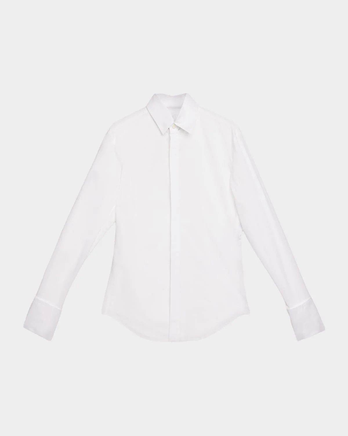 Fly Away Cutout Cotton Button-Down Shirt - 1