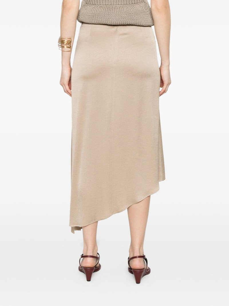 asymmetric-hem midi skirt 4